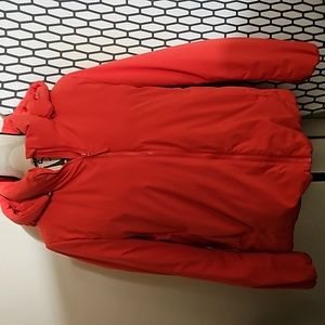 Uniqlo down jacket with hood